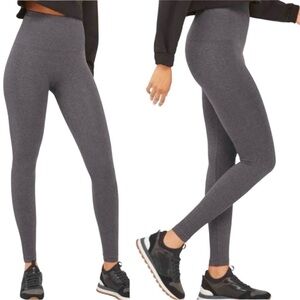 Spanx Grey Seamless Leggings in Size M